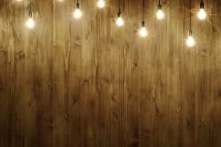 Dark Wood with Lights 8'