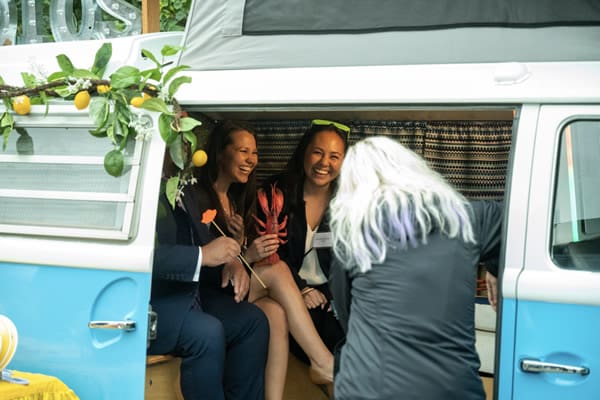 Inside of Photo Bus